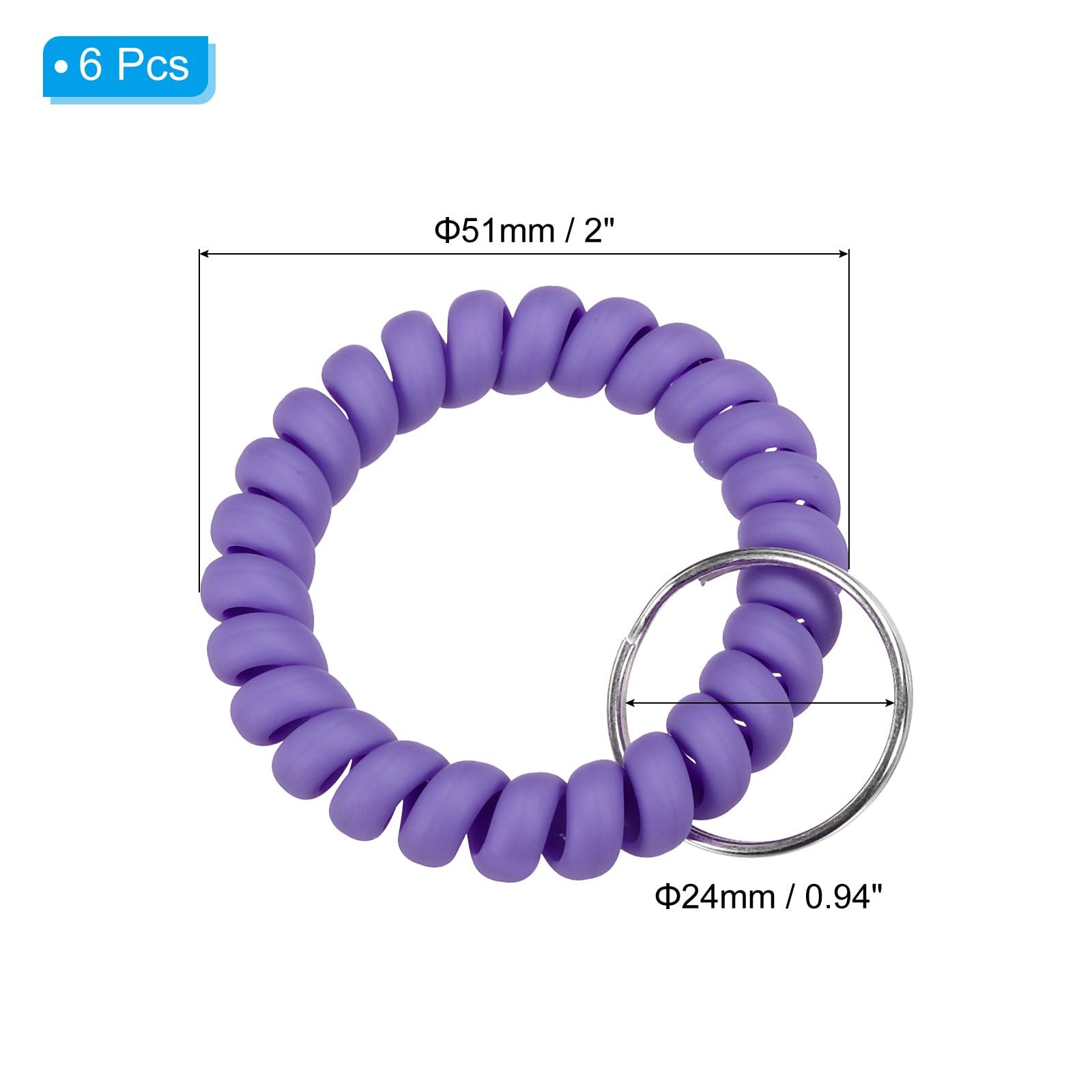 PATIKIL Stretchable Wristband Wristlet Keychain - Image 2