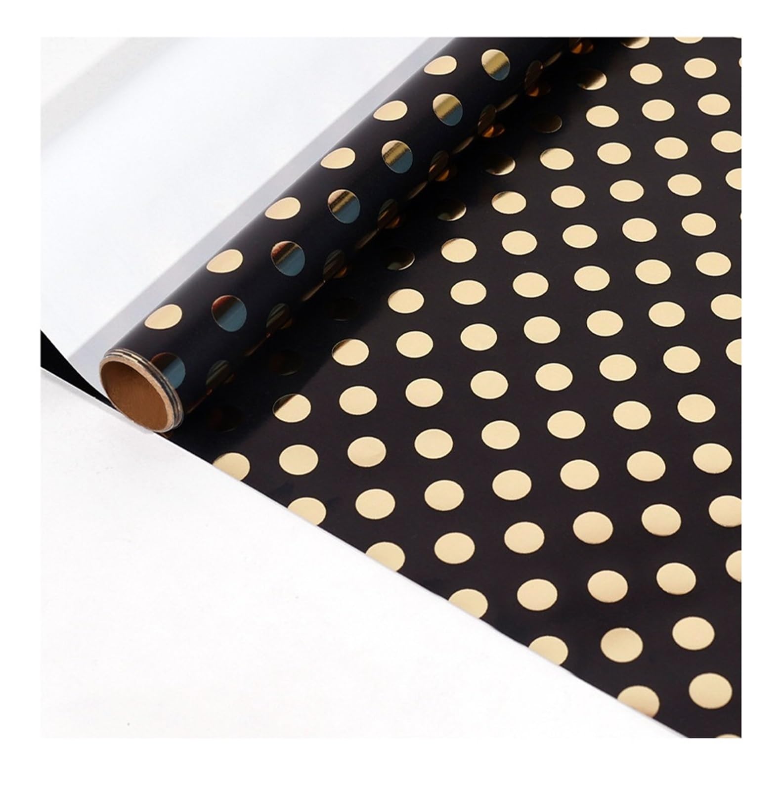 Geschenkpapier 17" x 120" Geschenkpapierrollen, Mehrzweck-Geschenkpapierrolle, Geburtstagsgeschenk, Verpackung, Abschlussfeier, Verlobung(Black B)