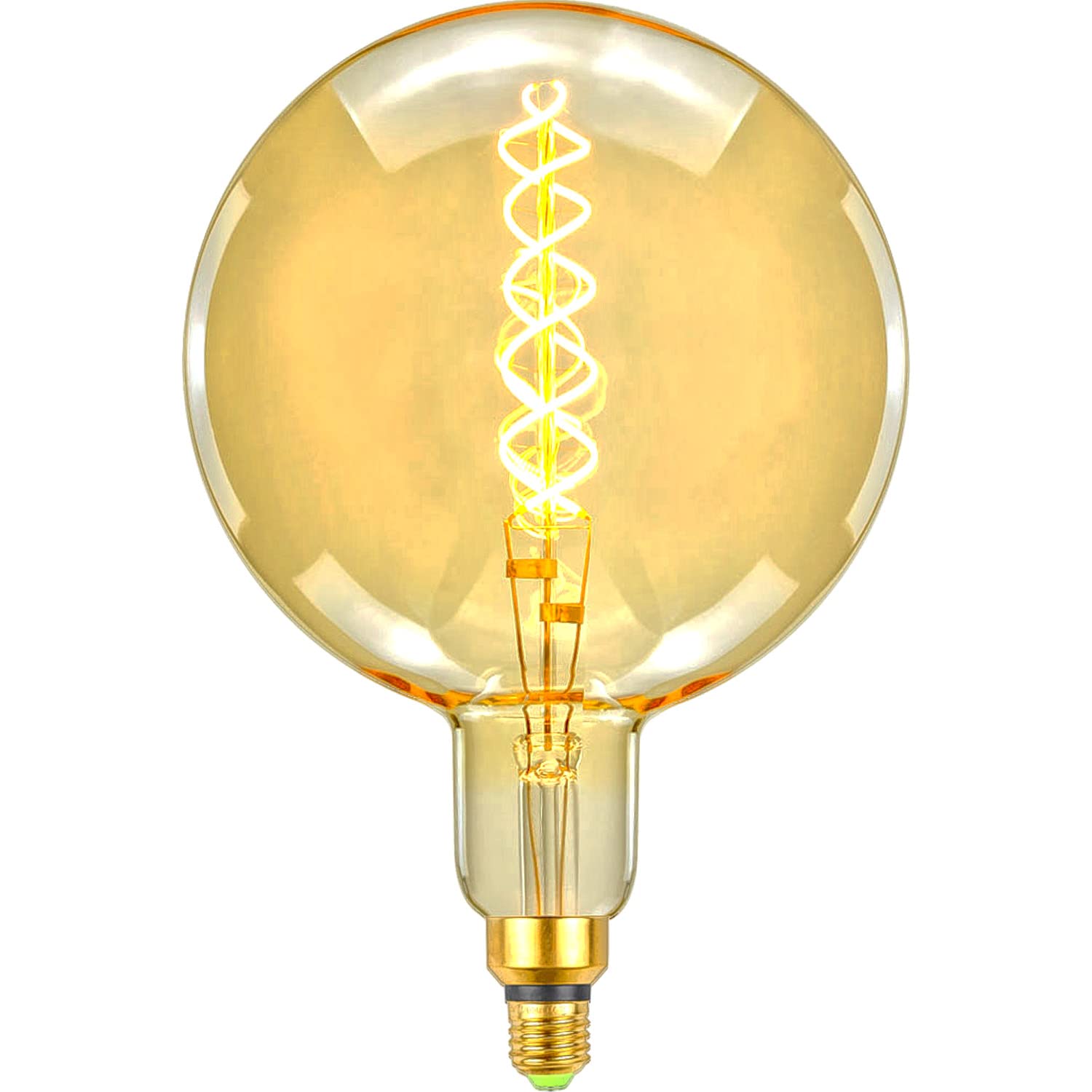 Lampadine a led antiche Lampadina decorativa gigante 6W Dimmerabile E27 Base 220 / 240V 300Lumens Super Giallo Caldo (G200)