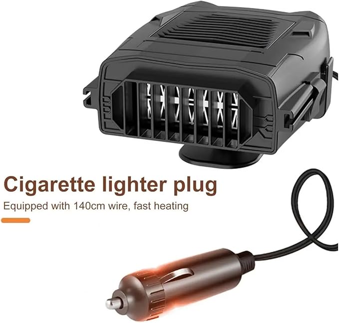 Calefactor Eléctrico Portátil 12V 150W con Tecnología Cerámica PTC miniatura 9