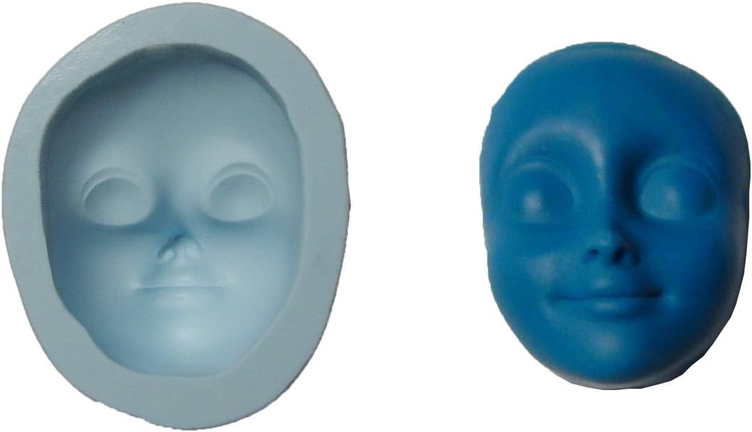 Silicone Molds Mermaid Face Clay Moulds Sugarcraft Fondant Cake M4751 By Ok Molds