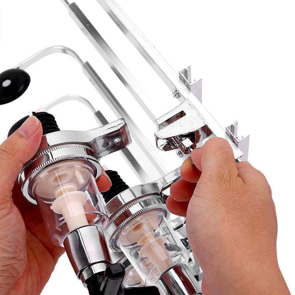 Dispensador de Botellas de Vino Montado en Pared, Soporte para Botellas con Acabado Cromado, Dispensador de Licor y Bebidas Alcohólicas