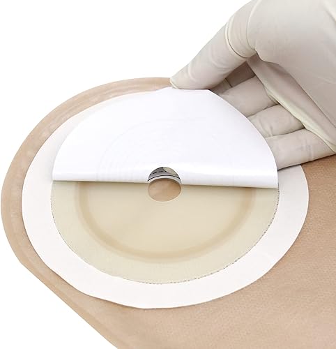 Miniatura 3 de 20 bolsas de colostomía, bolsa de una sola pieza para ostomía con rayas, bolsa de colostomía de corte máximo de 0.591-2.362 in, ventana trasera