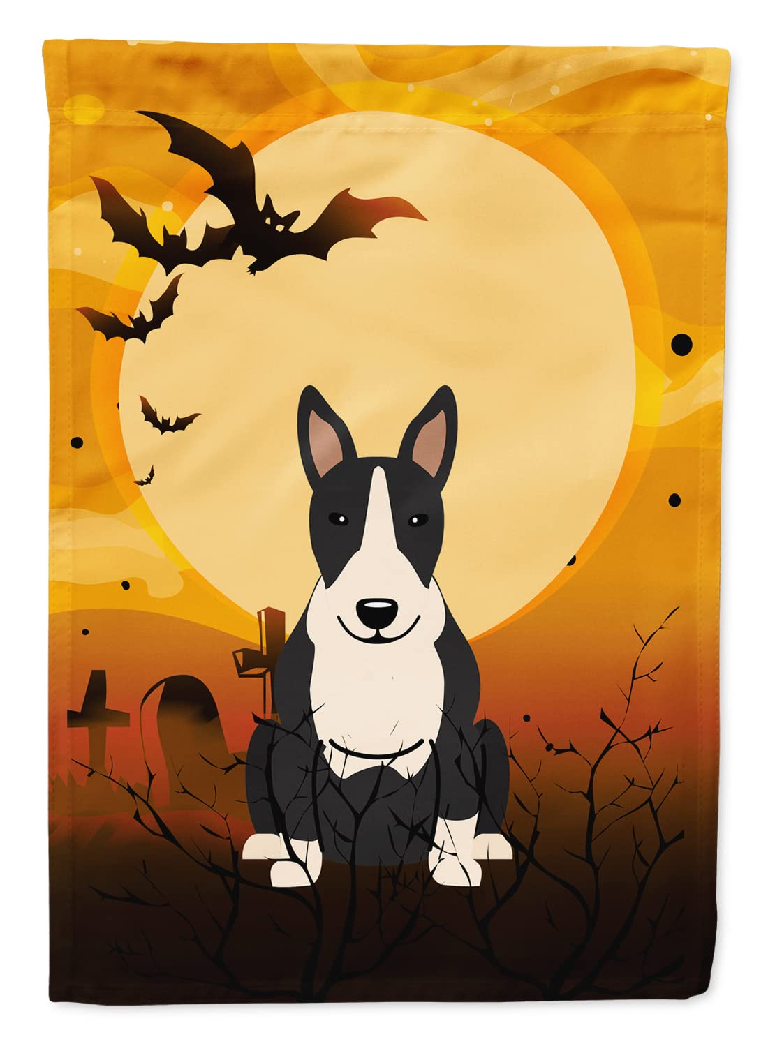 Drapeau de jardin Bull Terrier motif Halloween petit format multicolore Caroline's Treasures