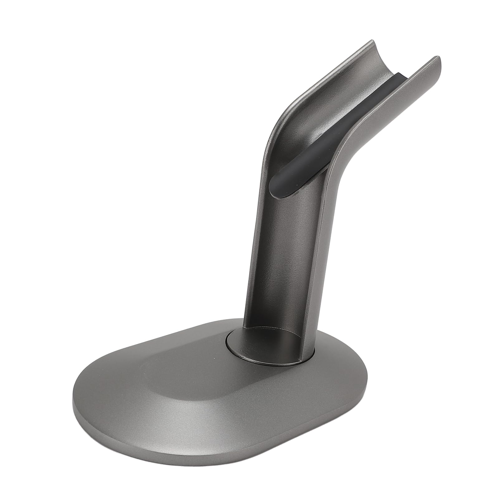 lyrlody Soporte de Escritorio para Secador de Pelo, Soporte de Metal para Ahorrar Espacio, Estante de Almacenamiento Antideslizante para Plancha y Secador de Pelo HT01, Diseño de 6,3 X 4,1 X
