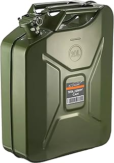 Xtremeauto Jerry Can Fuel Can Metal Petrol Can Water Container Cans Extra Large Liquid Storage Canister For Diesel, Petrol, Oil & Water Container - UN Approved, TUV/GS Certified (20L Jerry Can)