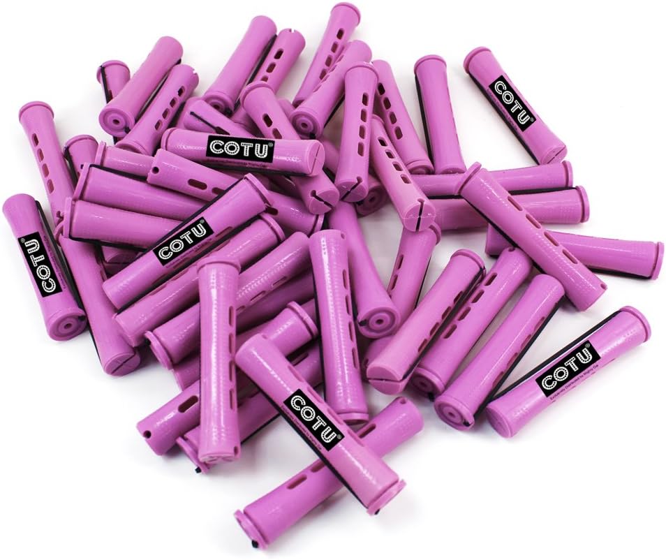 24 pc of COTU (R) Hair Perm Rods Large Size - Lilac Color