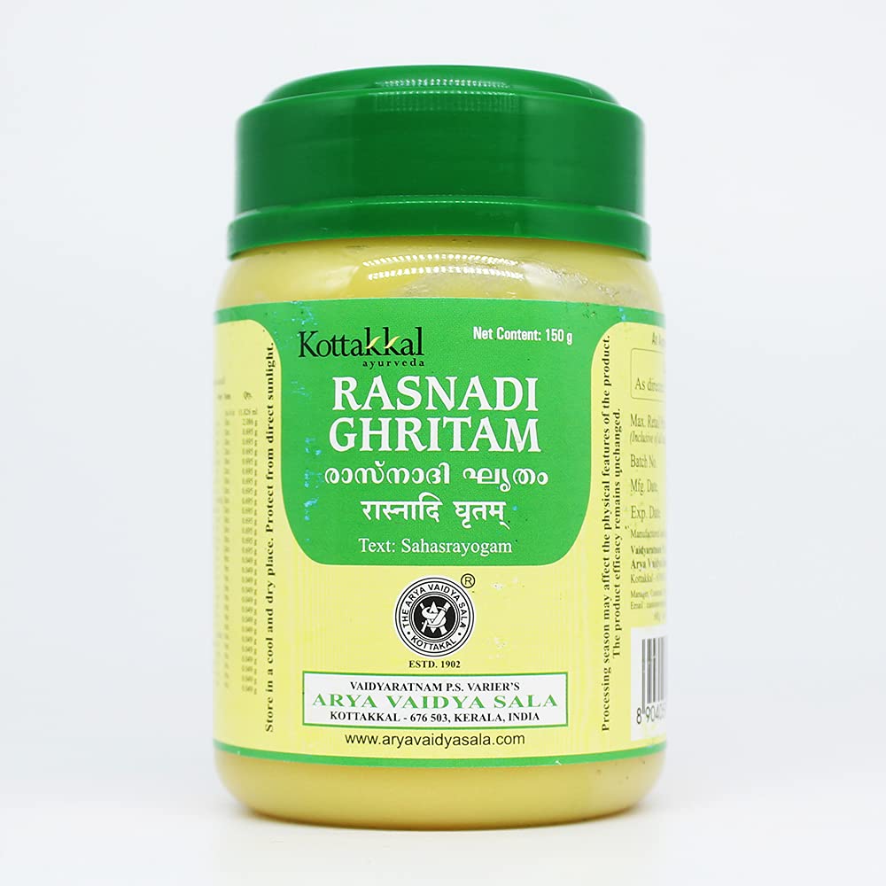 Rasnadi Ghritam - 150GM, (Pack Of 1), Of Arya Vaidya Sala Kottakkal (B09C83GLKM) Amazon Price History, Amazon Price Tracker