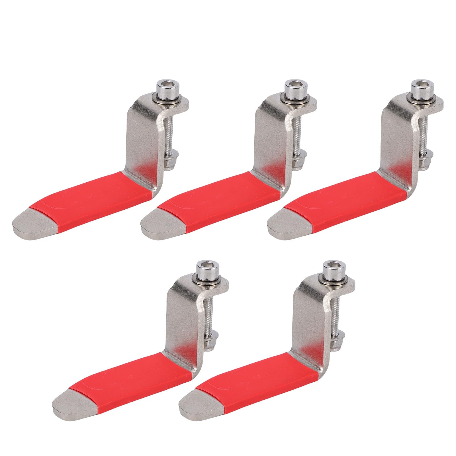 5PCS Air Nail Gun Hooks, L Shaped Pneumatic Tool Hangers, Heavy Duty Rafter Hook, for Air Nailer and Blow Gun Organization