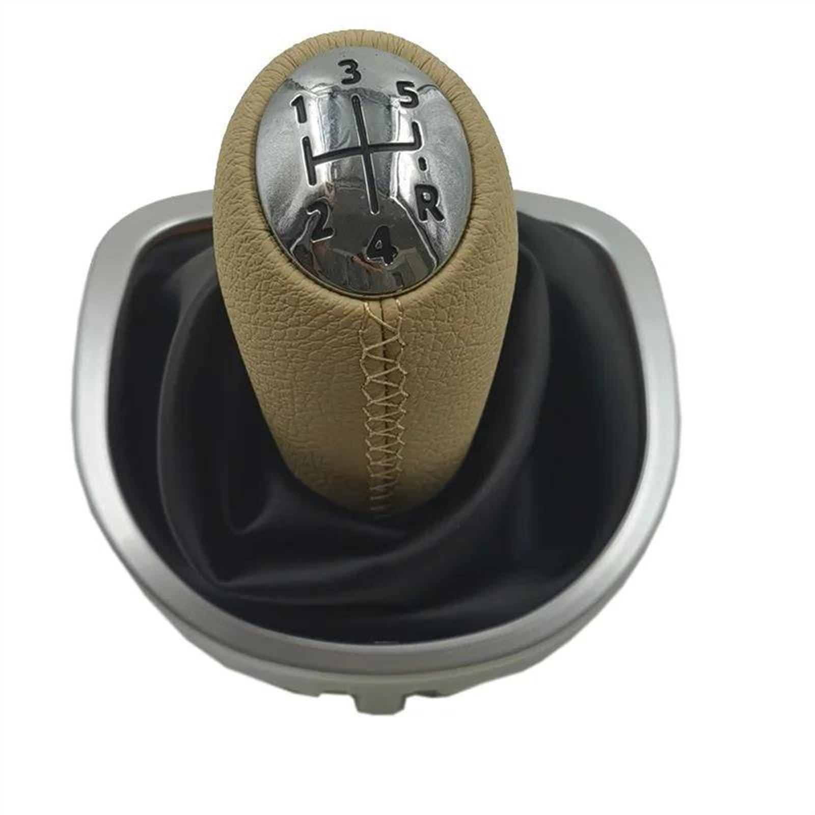 CAVINBDZ for Renault for Clio 3 III 2005-2012 Manual Gear Shift Knob Leather Gaiter Boot Cover Lever Shifter Handle Stick Boot Gaitor
