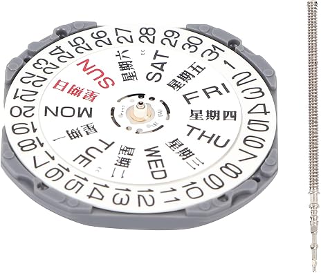 Quartz Watch Movement Three Needles, Replacement Watch Movement for DIY Repair, High Precision Clock Mechanism with Compact Design for Easy Installation