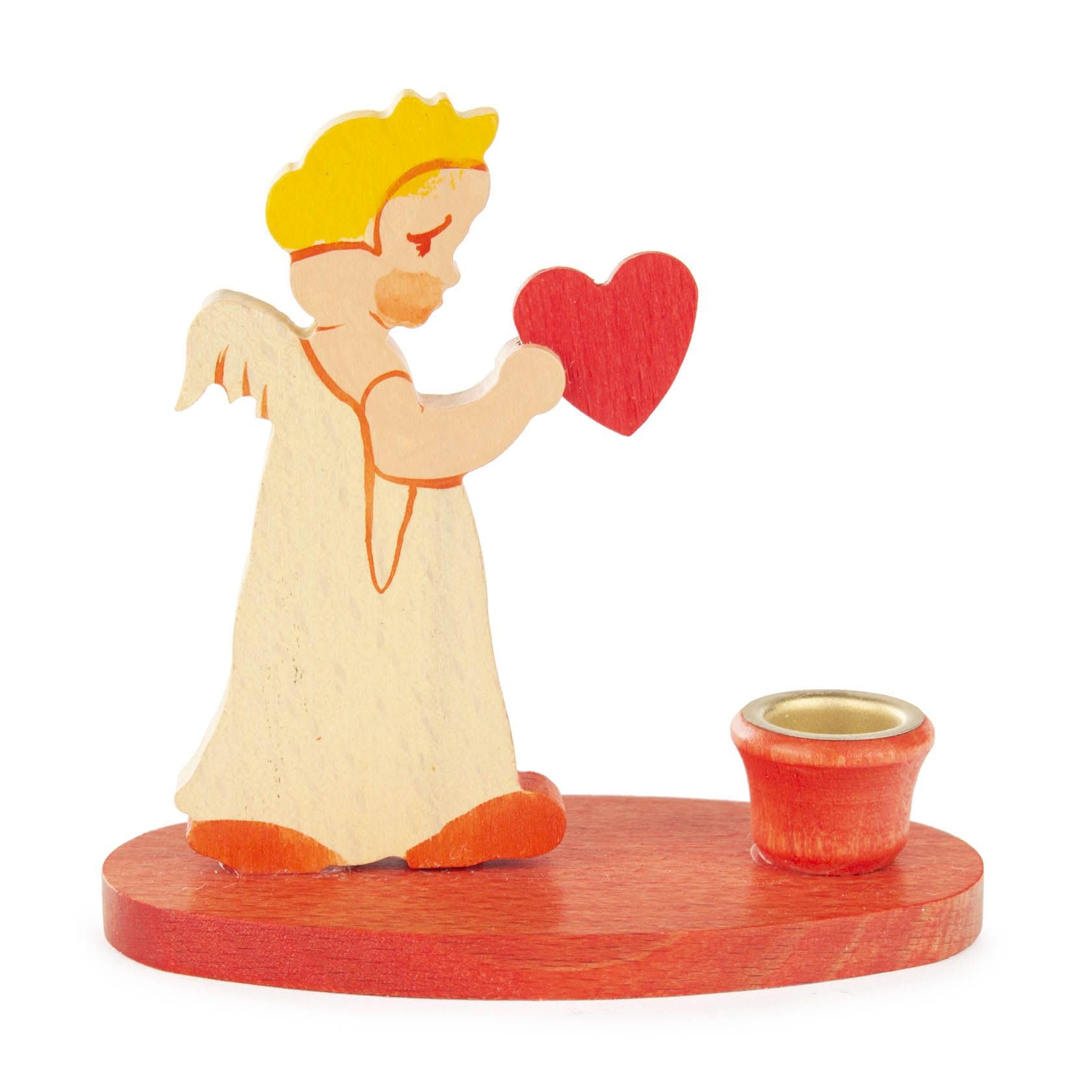 Bougeoir ange avec cœur le cadeau idéal pour témoigner votre affection