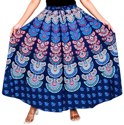 Image of Premium Cotton Skirt for Women with Pocket, Free Size