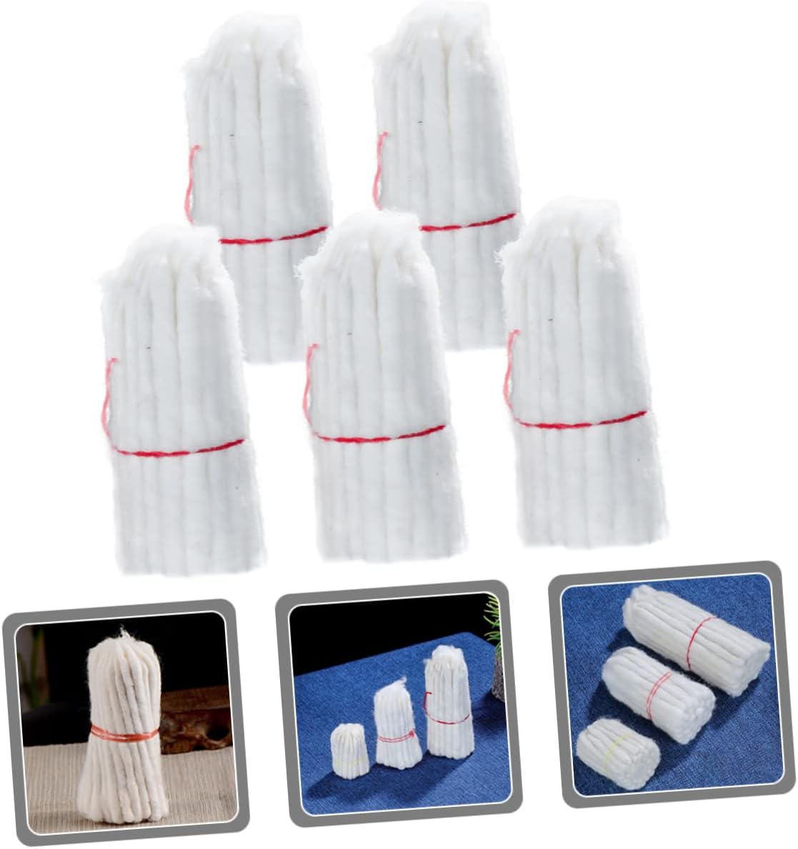 IMIKEYA 25pcs Wicks for Oil Lamps Butter Lamp Wicks for Kerosene Burners Easy to Straighten for Candle Making Lanterns
