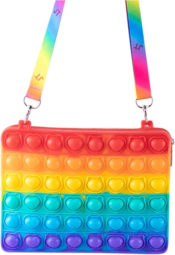 ショルダーバッグ プッシュポップ バブル バッグ スクイーズ玩具 肩掛け バッグ Amazon | 肩掛けバッグ プッシュポップ バブル バッグ スクイーズ玩具