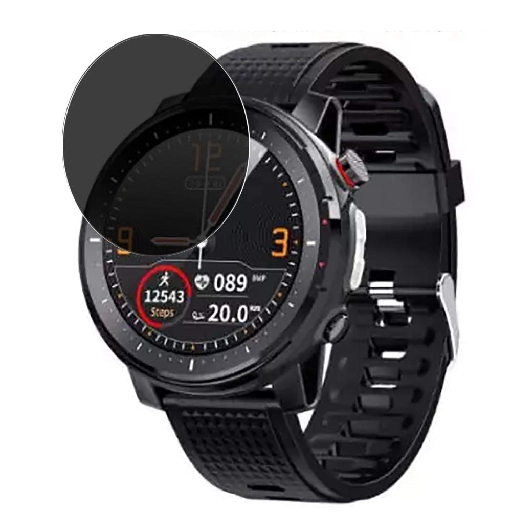 Vaxson Anti Spy Screen Protector Compatible with AERFA 1.3 Inch L15 Smartwatch Smart Watch Screen Protector Privacy Protect [Not Tempered Glass]