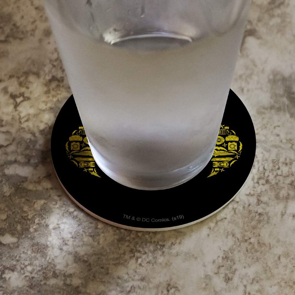 Batman Batman Icons Logo Novelty Coaster Set - Image 2