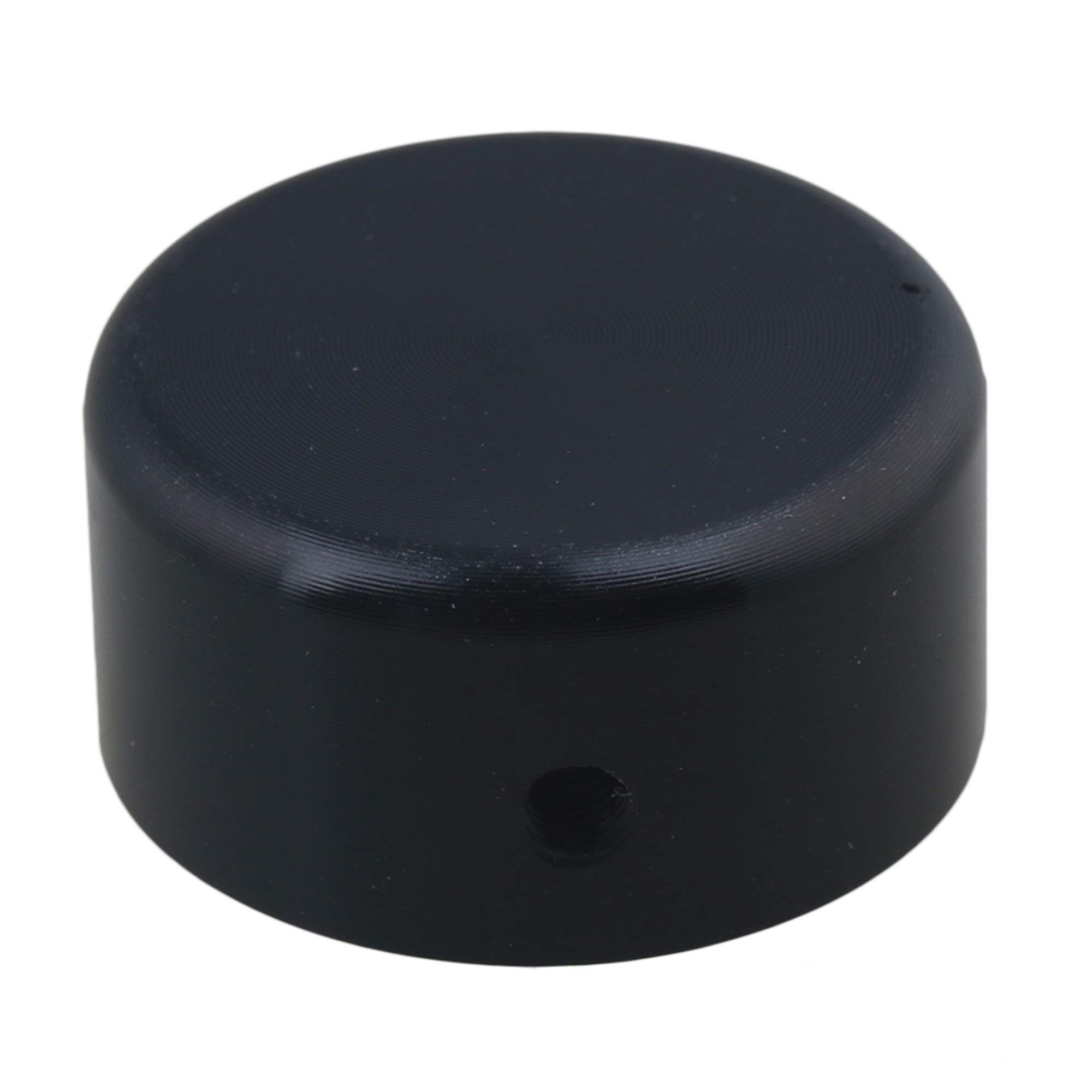 Yibuy Black Aluminum Alloy Pedal Cap Footswitch Topper Suitable for Guitar Effects