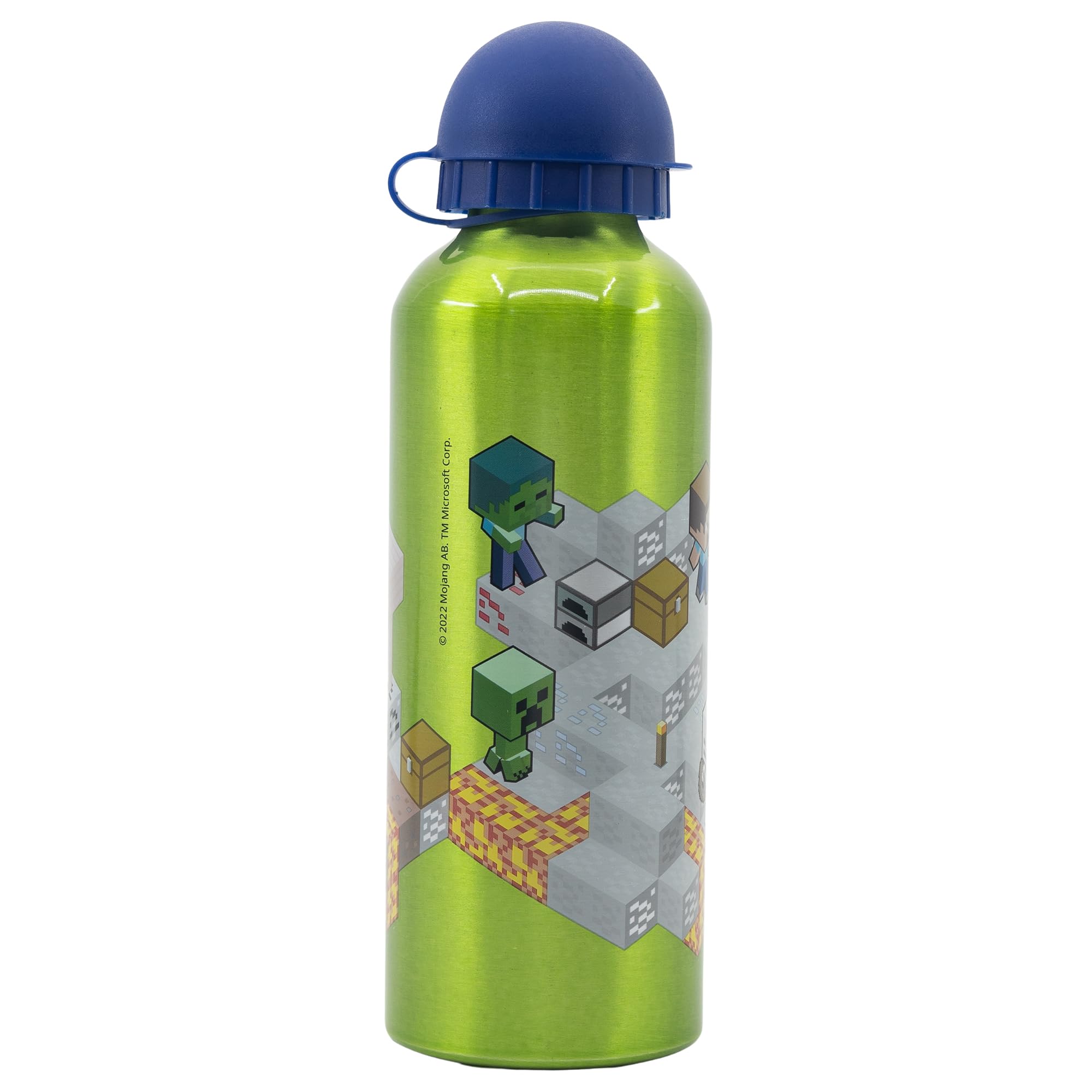 Stor ALUMINIOWA BUTELKA ALUMINIOWA WYSOKA 530 ML ISOMETRIC MINECRAFT