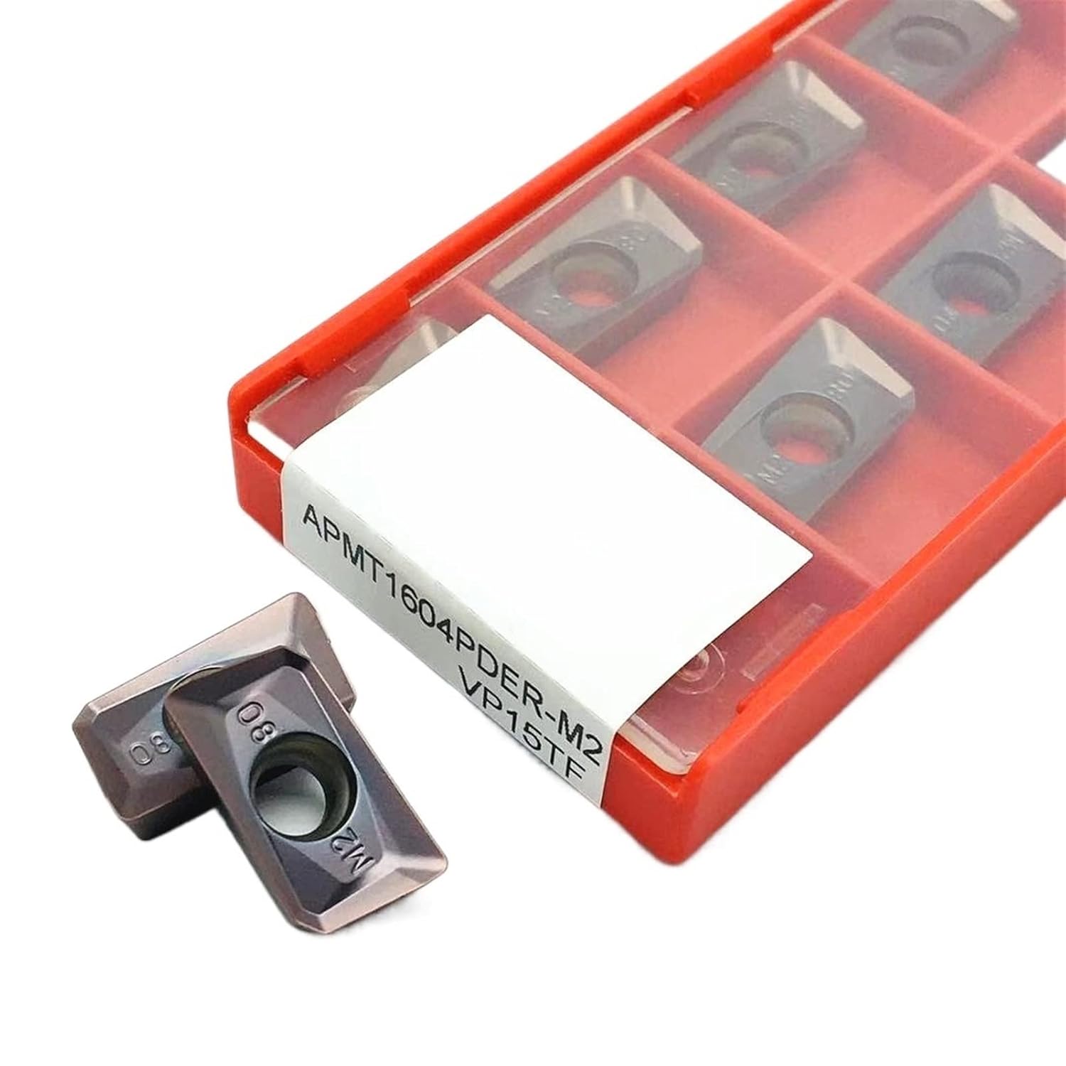 Indexable Carbide Lathe Tool 10PCS Turning Insert APMT1604 APMT1135 M2 H2 Carbide Milling Cutter CNC(APMT1135 H2 15TF)