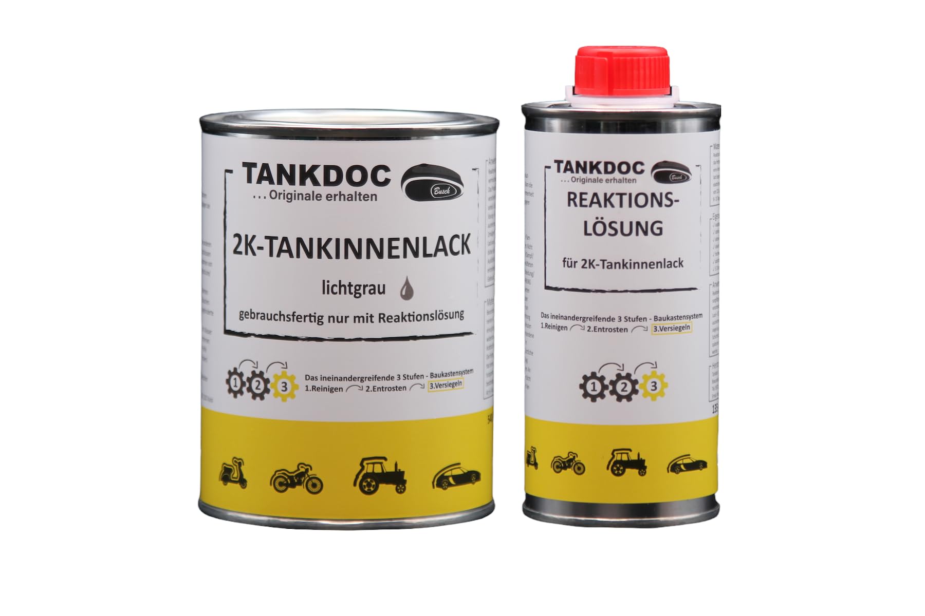TankCure Roestverwijderaar 500ml, Benzine Tank Klassieke Motorrestauratie