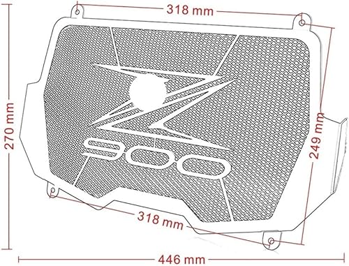 Miniatura 6 de Motorcycle Cover Protector For Z900 Z 900 Motorcycle Radiator Grille Grill Protective Guard Cover Perfect For Ka&wasaki Z900 Z 900 2017 2018 2019