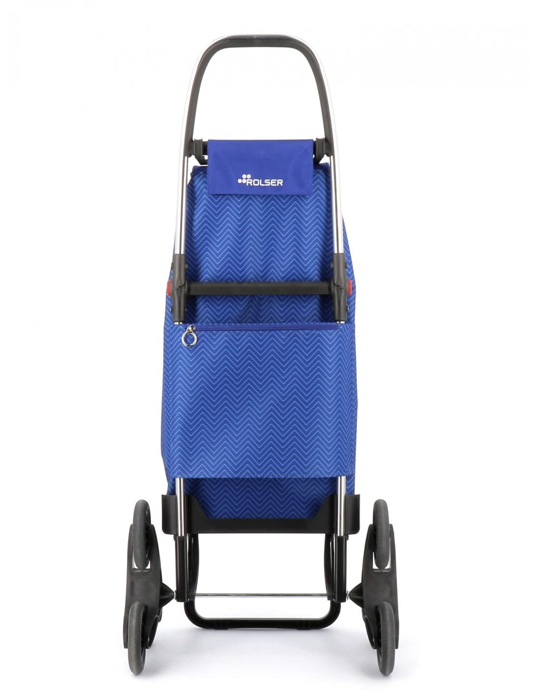 Klappbarer Einkaufstrolley Rolser I-Max ONA 6 Räder Treppensteiger - Blau