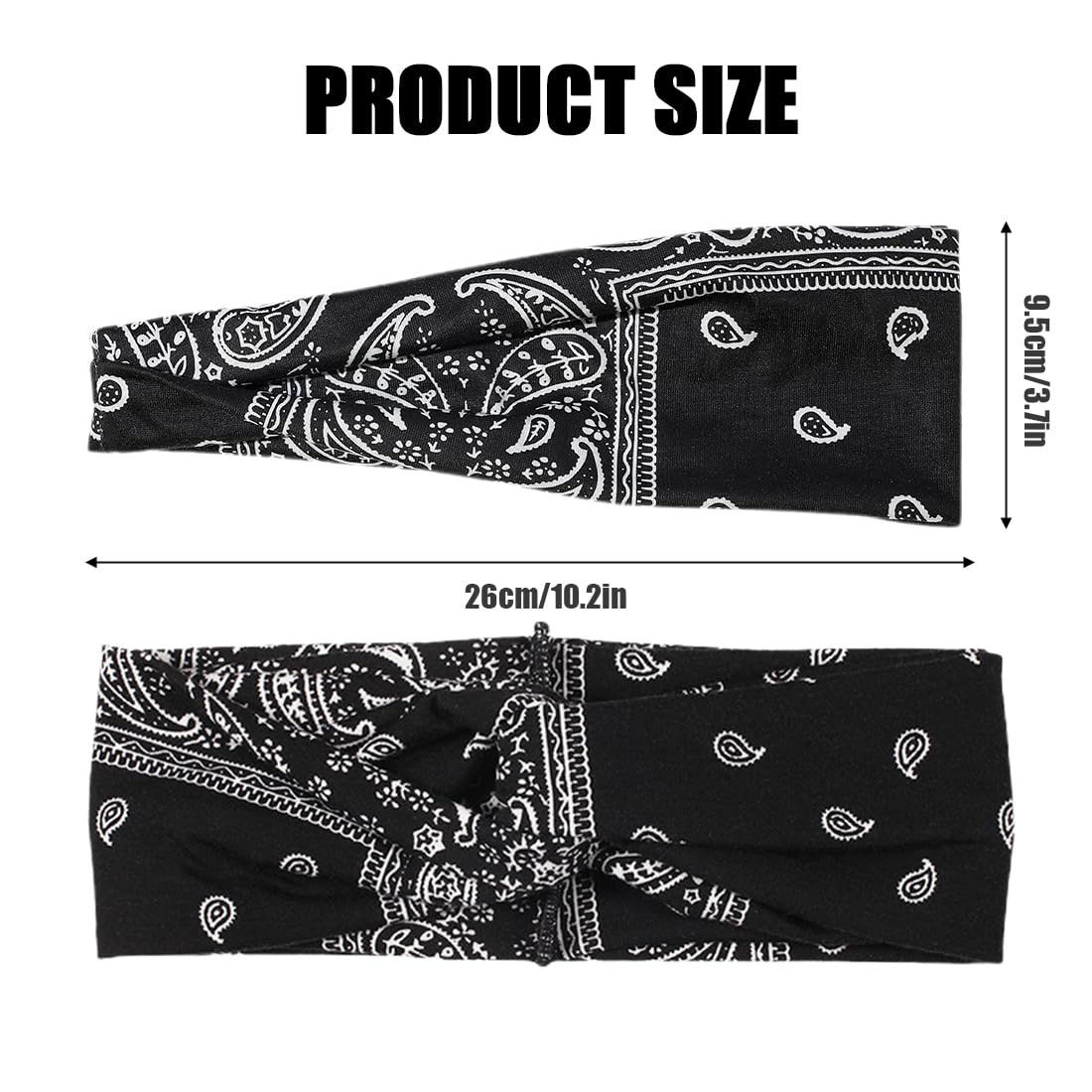 Tumurup Hoofdbanden voor dameshaar, 6 stuks modieuze elastische haarbanden met luipaardprint, sporthoofdband voor yoga en sportschool, antislip haaraccessoires Tumurup Hoofdbanden voor dameshaar, 6 stuks modieuze elastische haarbanden met luipaardprint, sporthoofdband voor yoga en sportschool, antislip haaraccessoires