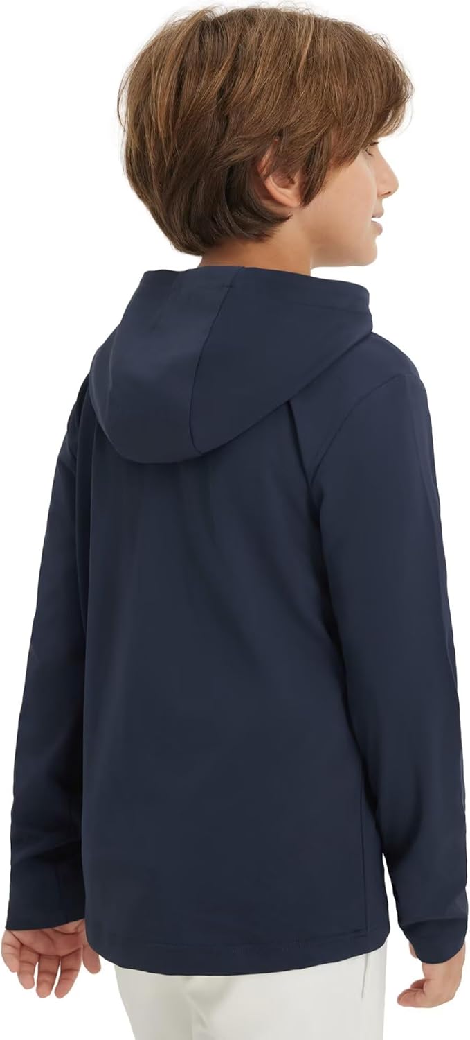 M MAELREG Boys'Pullover Hoodie with Kangaroo Pocket Lightweight Youth Long Sleeve Hooded Sweatshirts for Kids Size 6-16 Years - Image 3