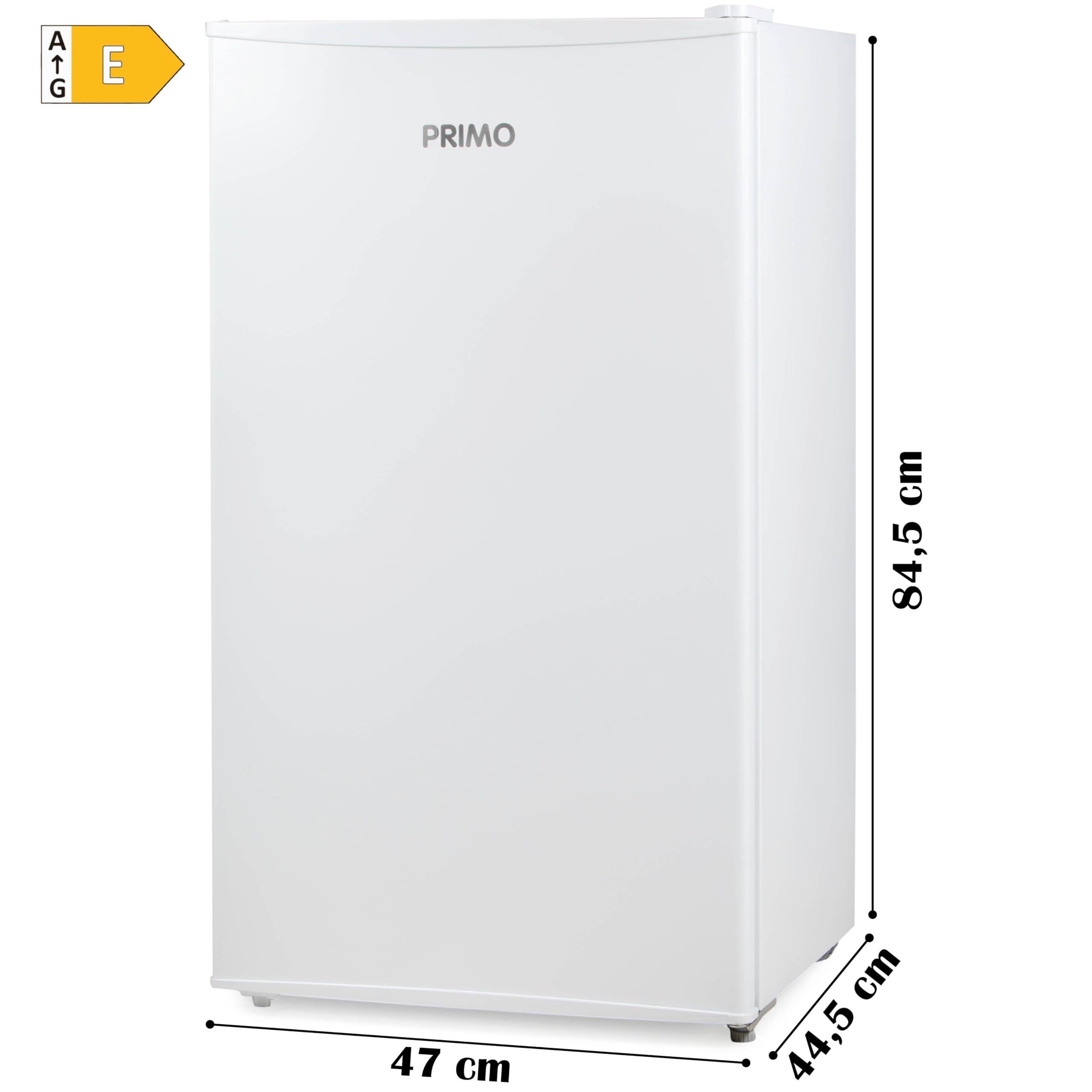 PRIMO PR144FR Réfrigérateur Congélateur Table Top - 80L - E - Blanc