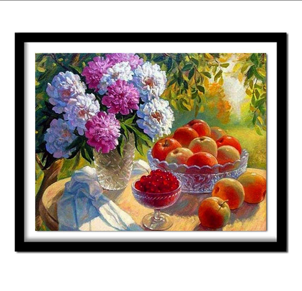 Wall art Needlework Full Diamond Embroidery Flowers Diamond Home Decoration DIY Pictures Rhinestones Painting 30x40cm