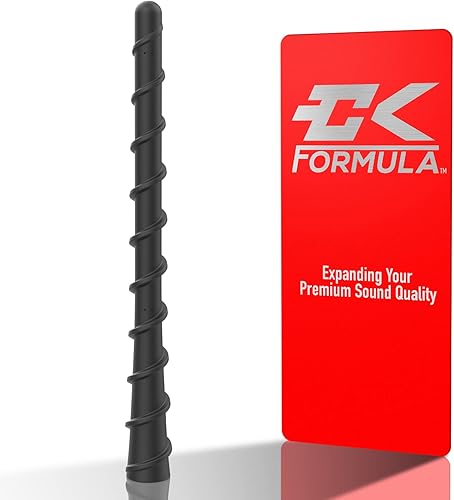 CK Formula Antena de goma en espiral, repuesto de antena OEM de 7 pulgadas, bobina de cobre interna, ajuste universal para automóvil, camión, SUV, 1