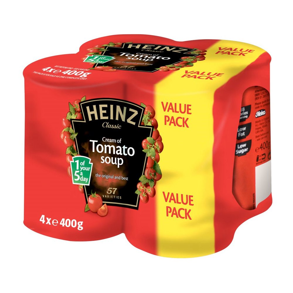 Amazon.com : Heinz Cream Of Tomato Soup 4 X 400G : Packaged Tomato