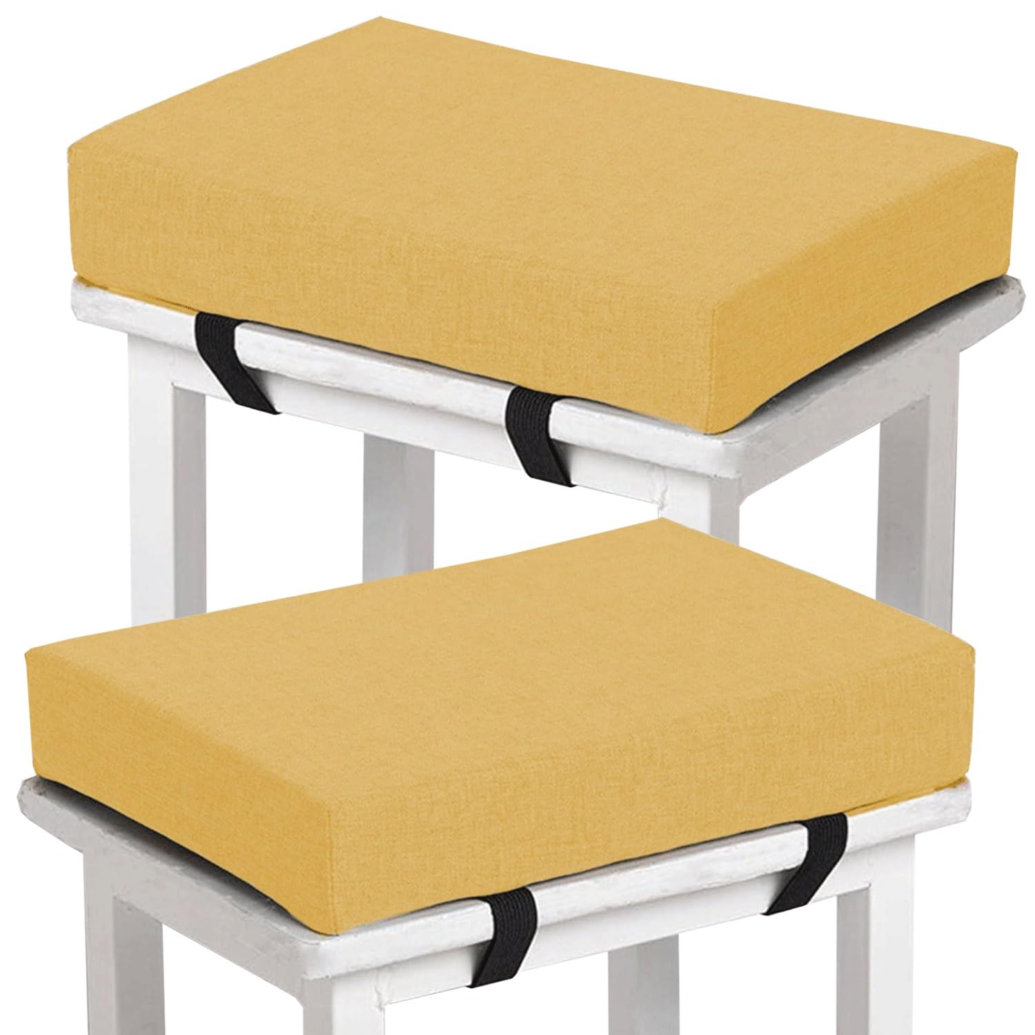 Coussin de chaise antidérapant 45x45 cm épais pour un confort stable