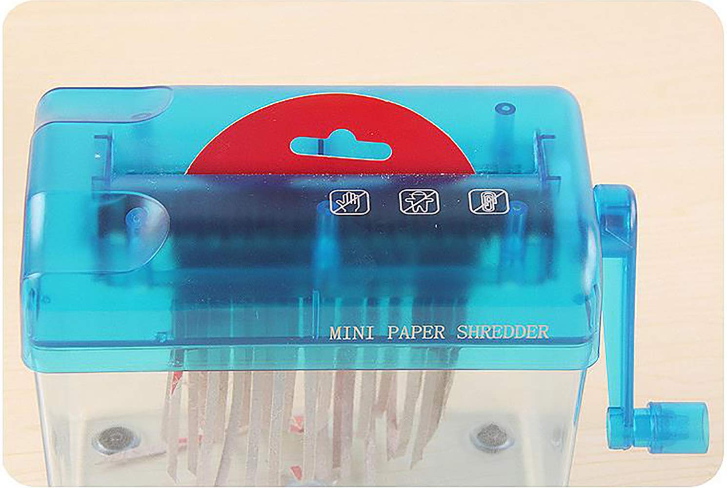 Small Mini Hand Shredder Office Home Manual Manual Mini Small Manual Hogar Trituradora Hoja De Destrucción Destrucción De Empresas Familiares Tarjeta De Crédito Shredders
