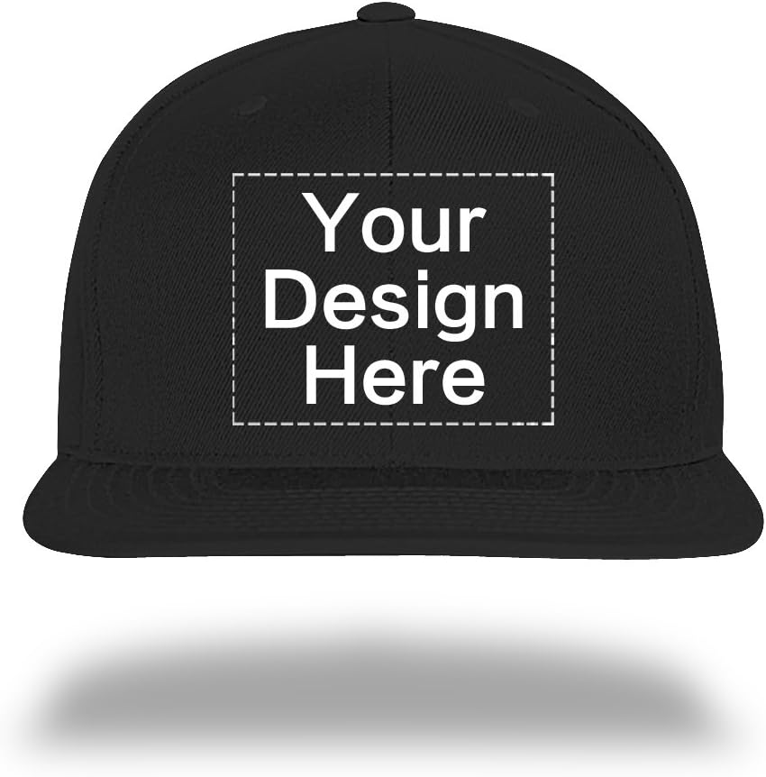 NICTIME Customized Mens Hat Rapper Baseball Caps Printed Name or Logo for Youth Boys