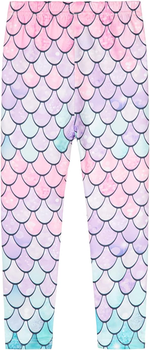 Mud Kingdom Little Big Girls Leggings Cute Printing Polyester Stretchy Fashion Spring Summer - Image 2
