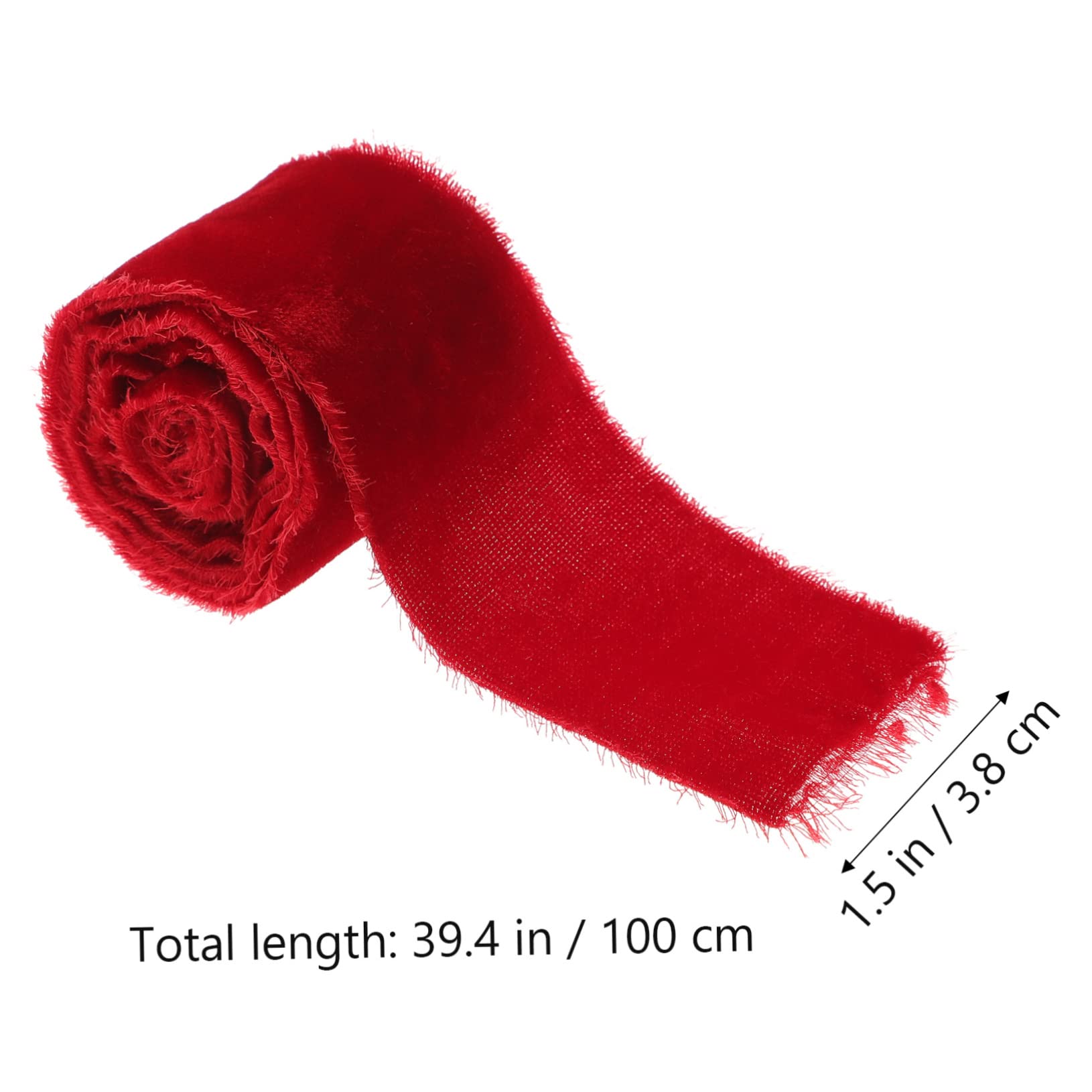 Abaodam 9rollen Handgerissene Samtbänder Dekorative Hochzeitsbänder Für Diy Partydekoration Pro Festliche Atmosphäre Für Hochzeiten Feiern