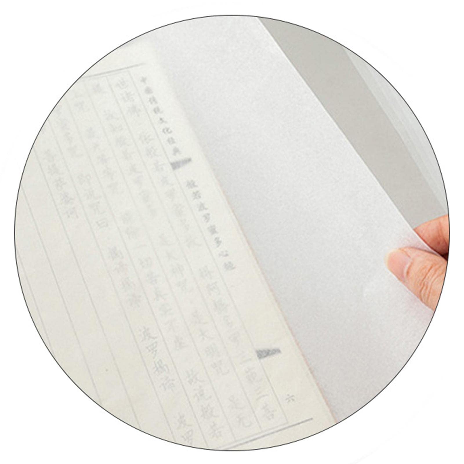 Transparentpapier, A4, dünn, durchscheinend, für Kalligraphie, Kopieren, Zeichnen, 500 Blatt, 3 Stück