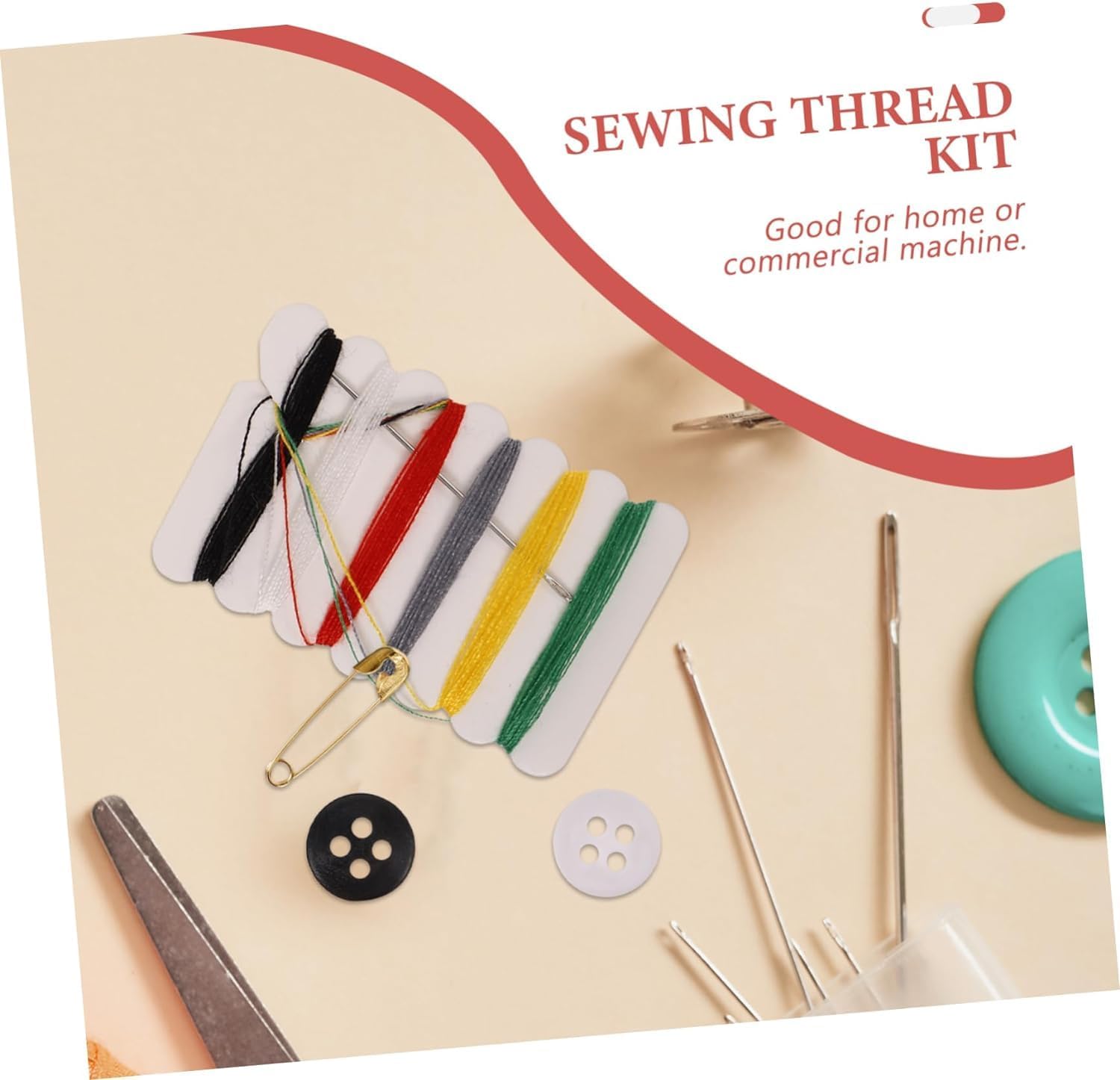 200 Pcs Mini Travel Sewing Kits Bulk Small Emergency Repair Kit with Needles Buttons Threader Thread Safety Pins for Home Wedding Hotel Necessities Tools Essentials Gift 3
