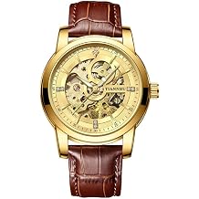 Men Luxury Automatic Mechanical Watch Waterproof Sports Leather Strap Waterproof Men Watch Business Watch Casual Male Clock