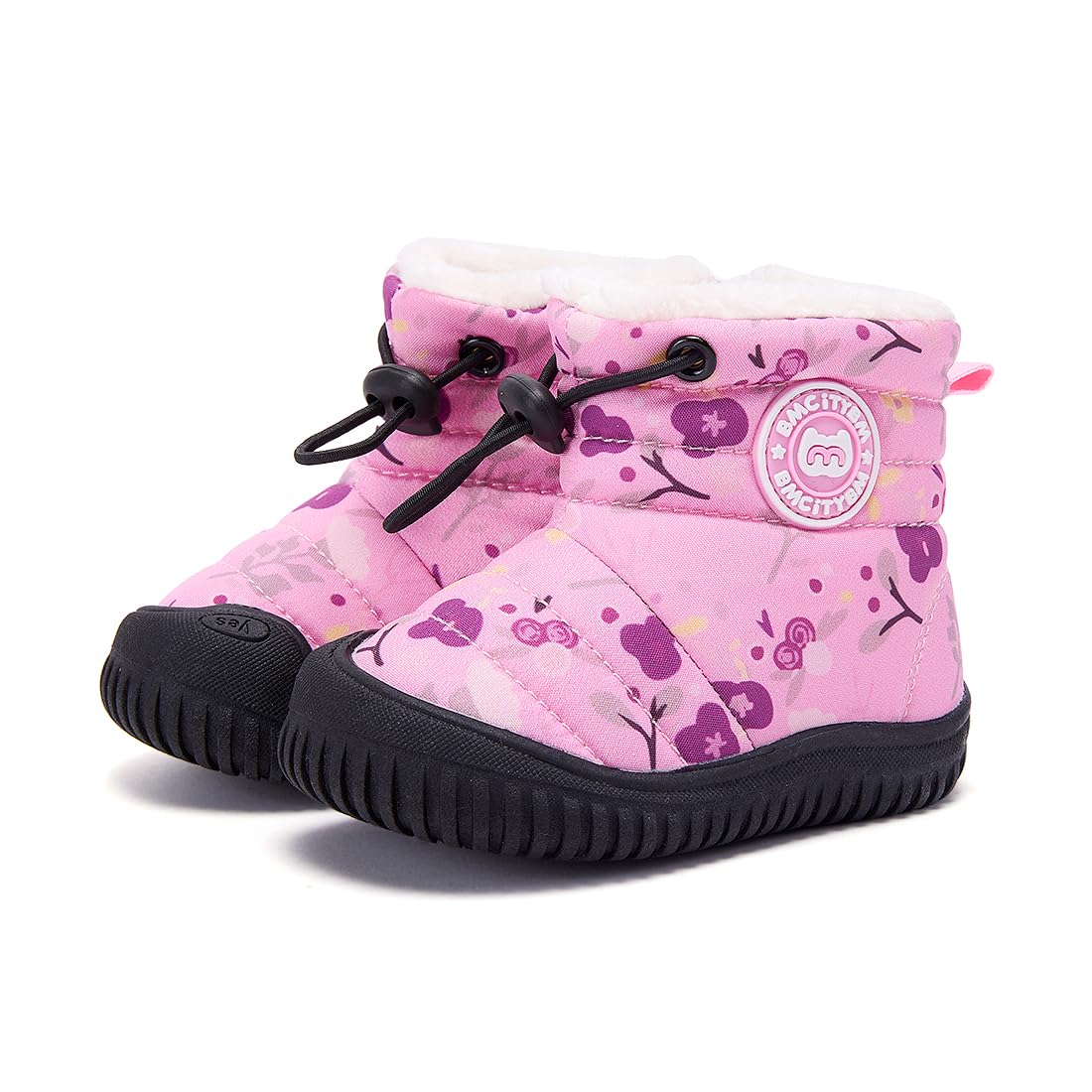 BMCiTYBM Toddler Baby Snow Boots Baby Boys Girls Winter Walking Shoes
