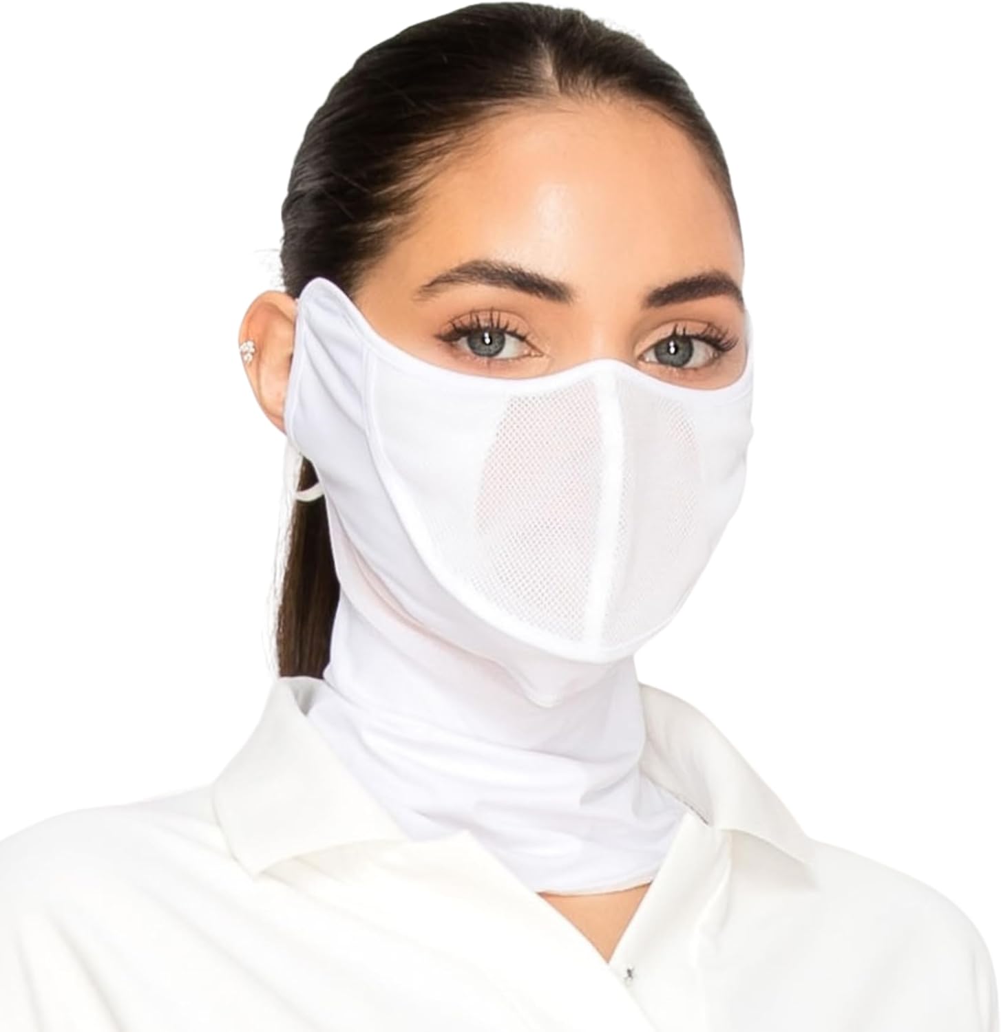 BAROBIRDIE UV Protection Cooling Golf Face Mask Lightweight Breathable Men Women Outdoor Sports Driving Cycling Gardening