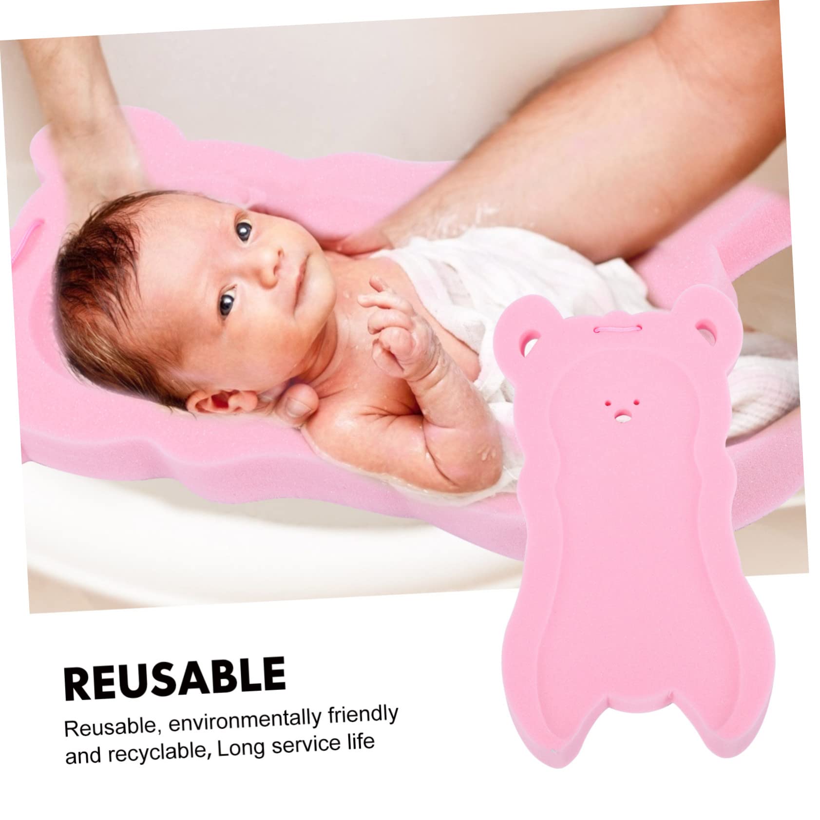 PRETYZOOM 1 Pc Alfombra de baño Esponja Infantil bañera Hinchable Bebe cojín de baño para bebé esponjas Alfombra de Ducha Almohadilla de baño para bebé cojín de baño Antideslizante Navidad