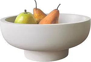 OAKOA Concrete Fruit Bowl for Kitchen Counter
