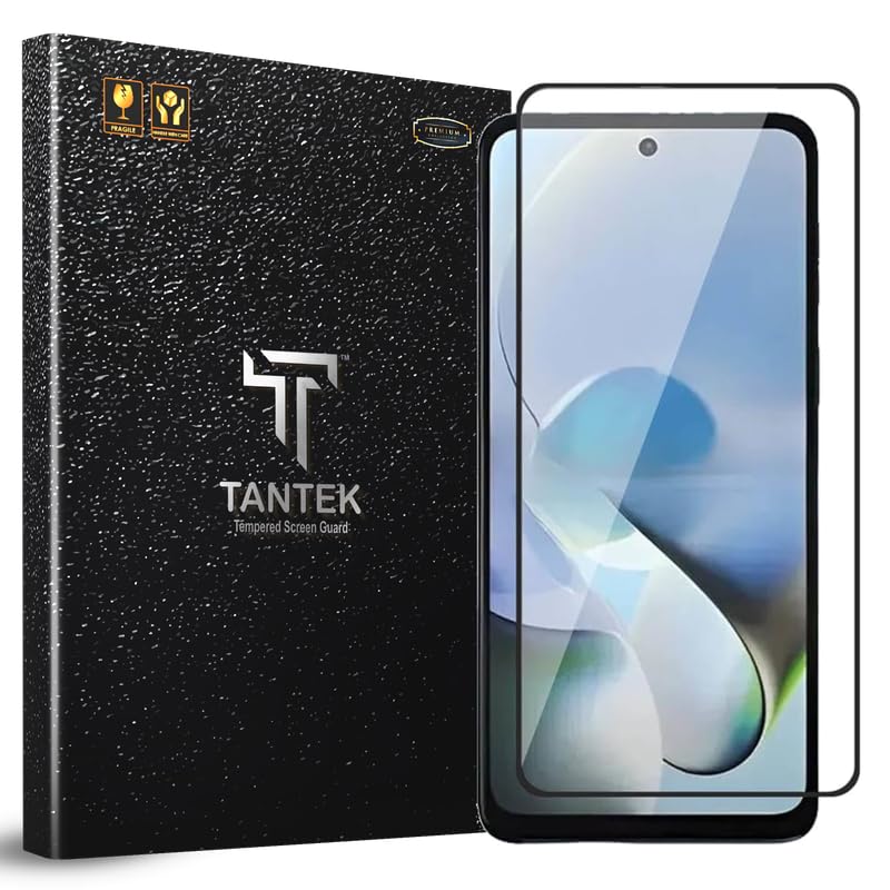 Image of TitanGuard Tempered Glass Screen Protector Guard for Samsung Galaxy M55 / M55s / F55-9H Hardness, Military Grade, Anti-Static, Easy Installation Kit - 1 PACK