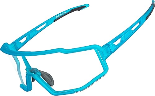 ROCKBROS Gafas de sol fotocromáticas para hombres y mujeres gafas de ciclismo deportivas protección UV resistentes al viento gafas de bicicleta para