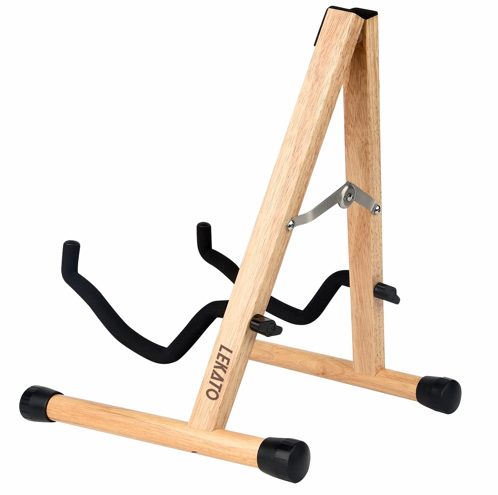 Buy Guitar Stand, LEKATO Wooden Guitar Stand with Padded Foam, Bass Guitar Stand,Classical