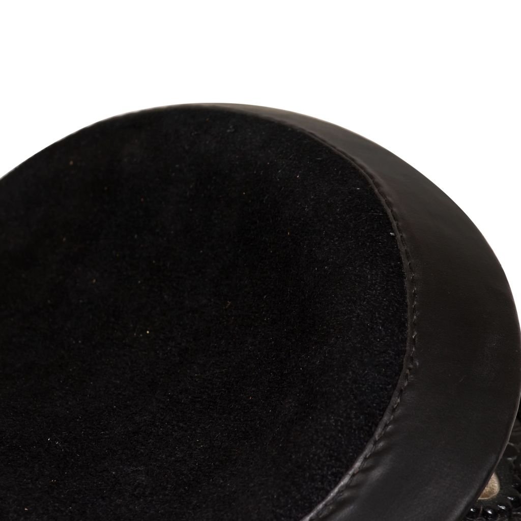 Festnight Sella Western/Sella per Monta Western Equitazione Completa Testiera e Pettorale in Vera Pelle 17" Marrone/Nero