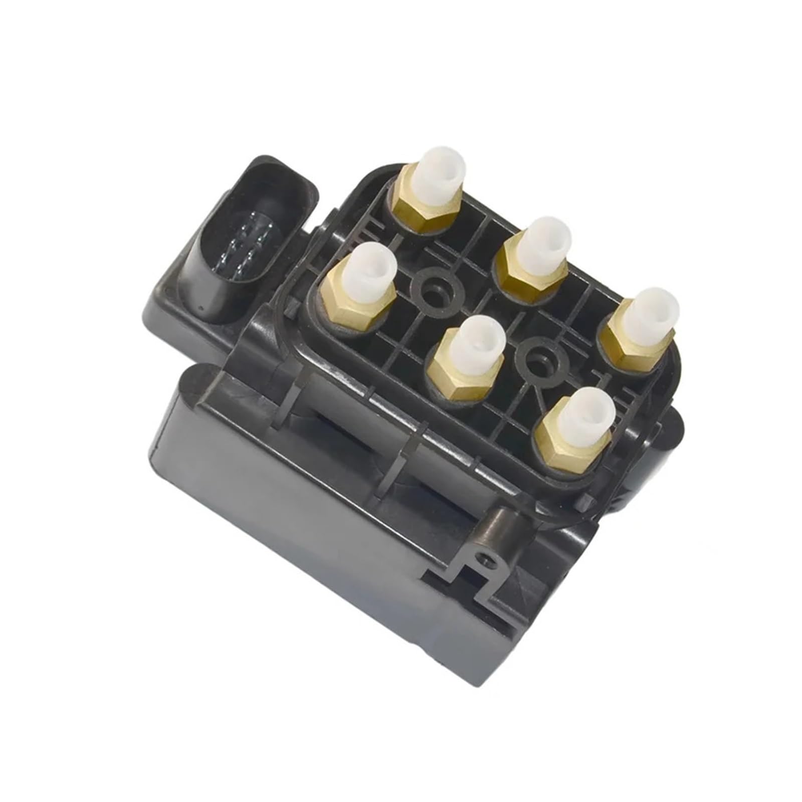 Lxfxnqjte Black A75e-7P0698014 Air Suspension Compressor Solenoid Valve Block Compatible For Q7 Porsche Cayenne Vw Touareg 7L0 698 014